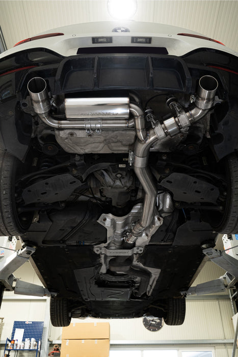 E-EXHAUST 3.5" ULTRA Abgasanlage – BMW F-Modell M140i OPF