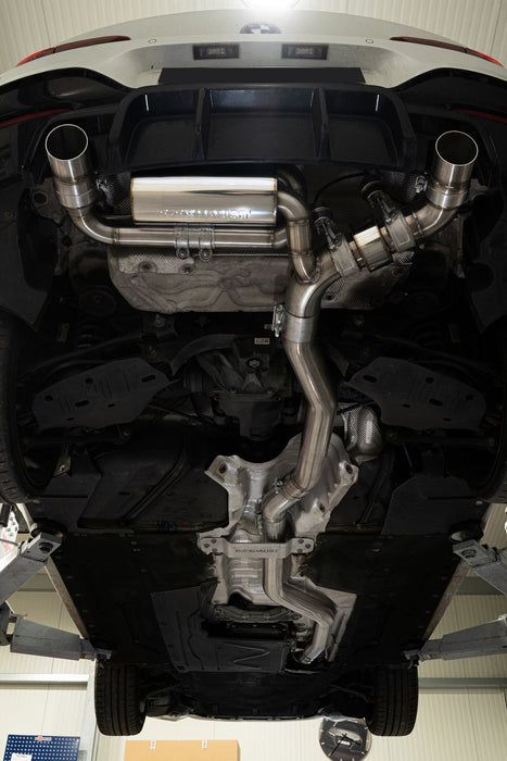 E-EXHAUST 3.5" ULTRA Abgasanlage – BMW F-Modell M140i ohne OPF