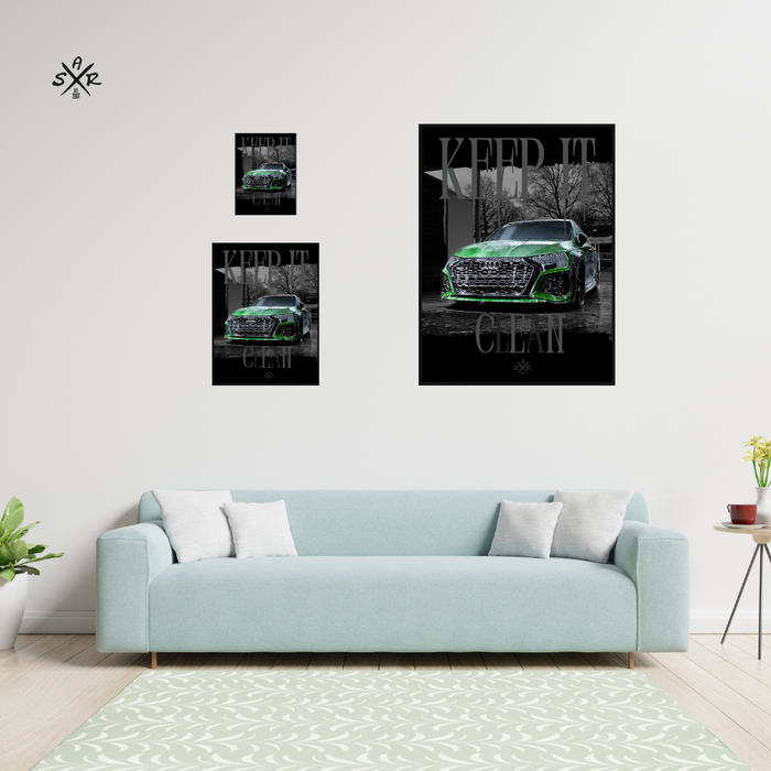 Audi RS3 Poster - Hochwertiges Poster