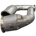 Downpipe Audi RS6 C8 4.0 TFSI aus Edelstahl mit Thermoisolierung