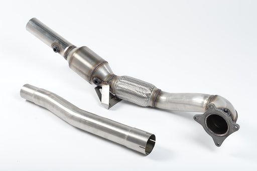 Audi TT Mk2 TTS quattro – MILLTEK Guss-Downpipe mit HJS-Sportkatalysator