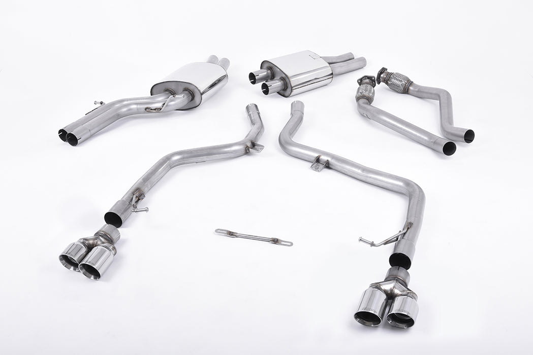 Audi S4 3.0 Supercharged V6 B8 – MILLTEK Abgasanlage ab Katalysator