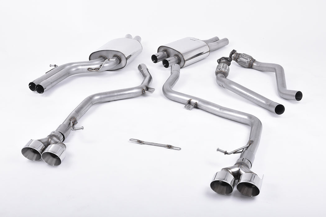 Audi S4 3.0 Supercharged V6 B8.5 – MILLTEK Abgasanlage ab Katalysator