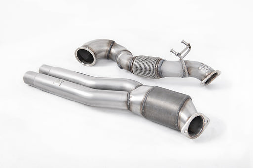 Audi RS3 Limousine 400 PS (8Y MQB EVO), ohne OPF – MILLTEK Downpipe mit Sportkatalysator