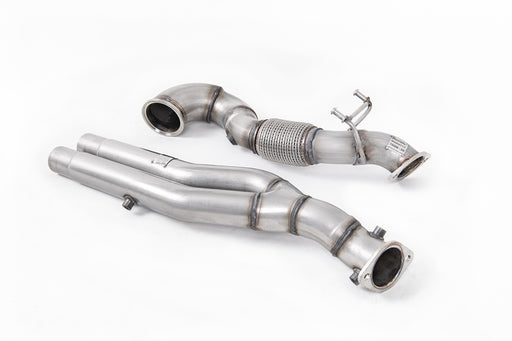 Audi RS3 Sportback 400 PS (8Y MQB EVO), mit OPF – MILLTEK Downpipe mit Katersatzrohr