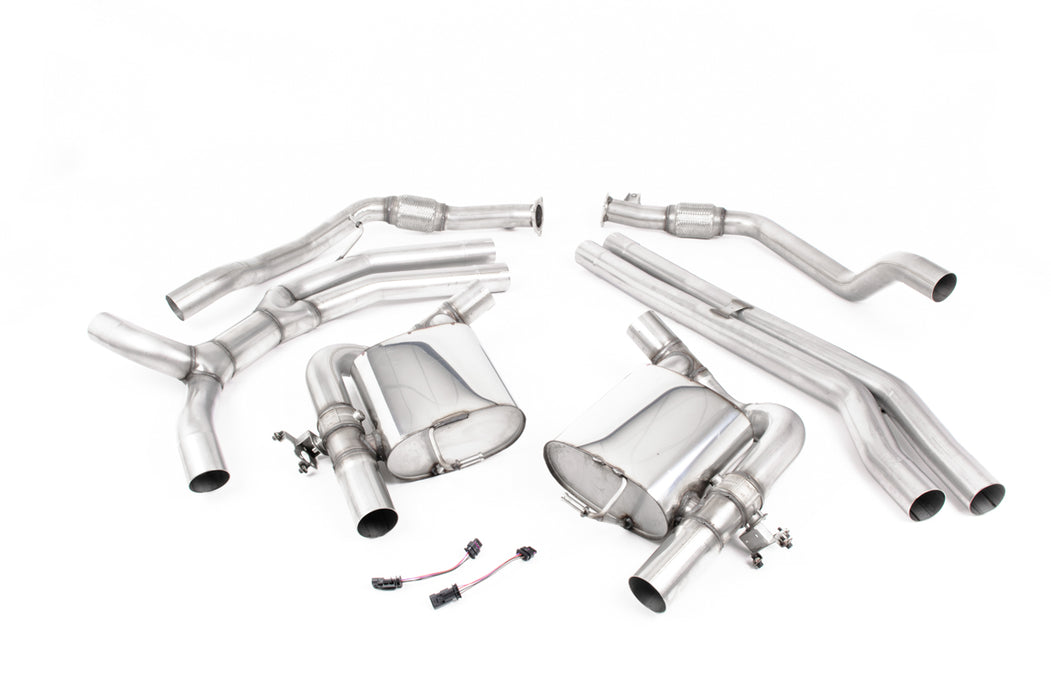 Audi RS4 B9 2.9 V6 Turbo Avant, mit OPF – MILLTEK Abgasanlage ab Katalysator