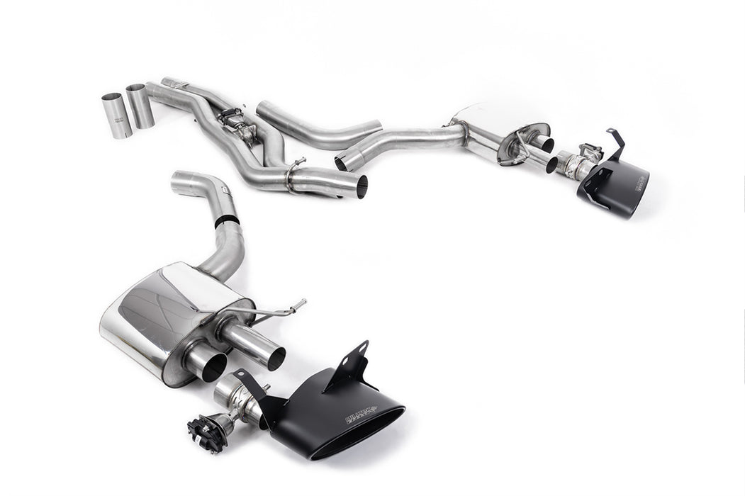 Audi RS7 C8 4.0 V8 bi-turbo US, ohne OPF – MILLTEK Abgasanlage ab Vorrohr