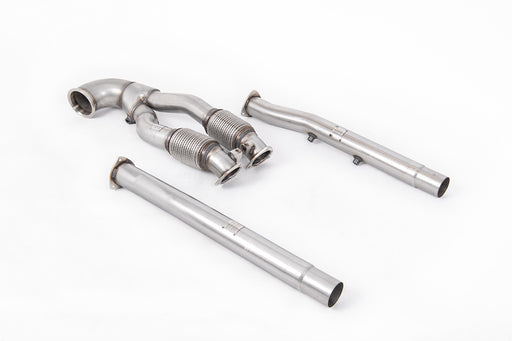 Audi RS3 Limousine 400 PS (8V MQB), mit OPF – MILLTEK Downpipe mit Katersatzrohr