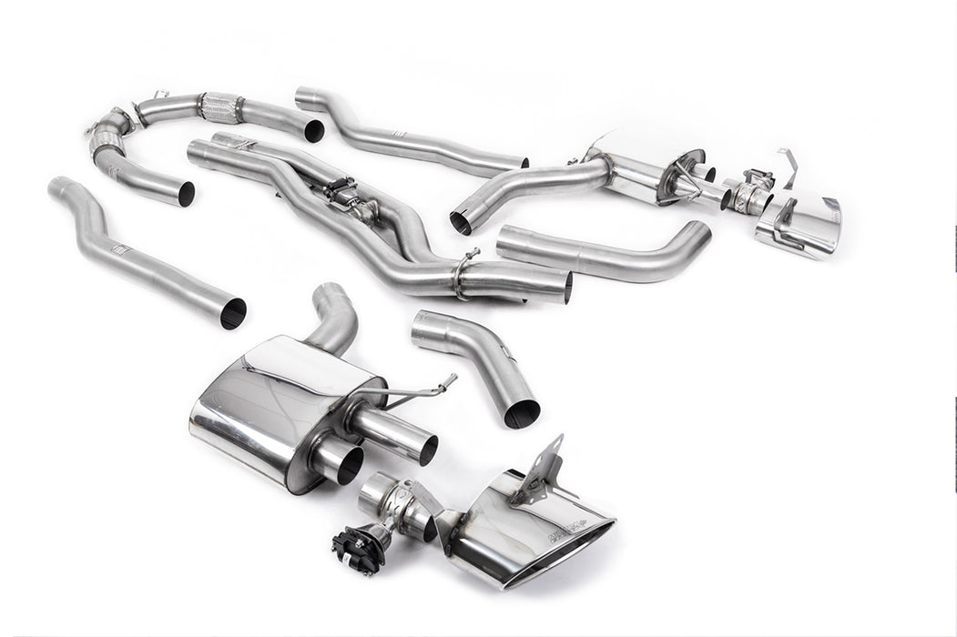 Audi RS6 C8 4.0 V8 bi-turbo in Performance Edition, ohne OPF – MILLTEK Abgasanlage ab Katalysator
