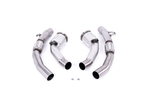 Audi S8 D5 4.0 TFSI V8 Limousine - Standard Wheel Base US, ohne OPF – MILLTEK Downpipes mit Sportkatalysator