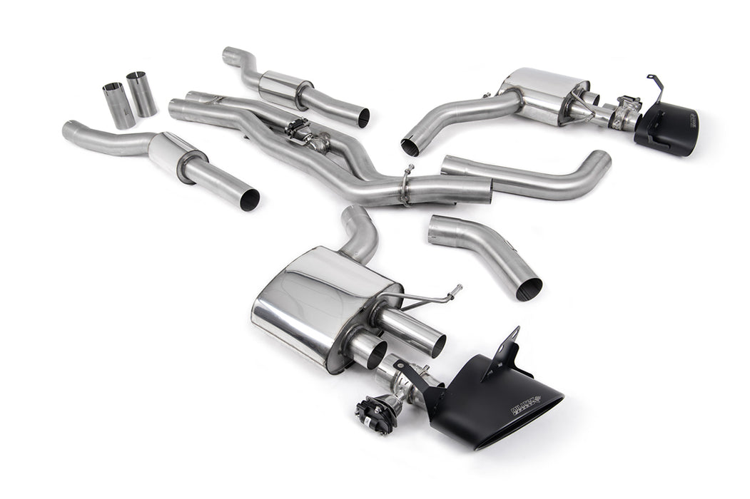 Audi RS7 C8 4.0 V8 bi-turbo US, ohne OPF – MILLTEK Abgasanlage ab Katalysator