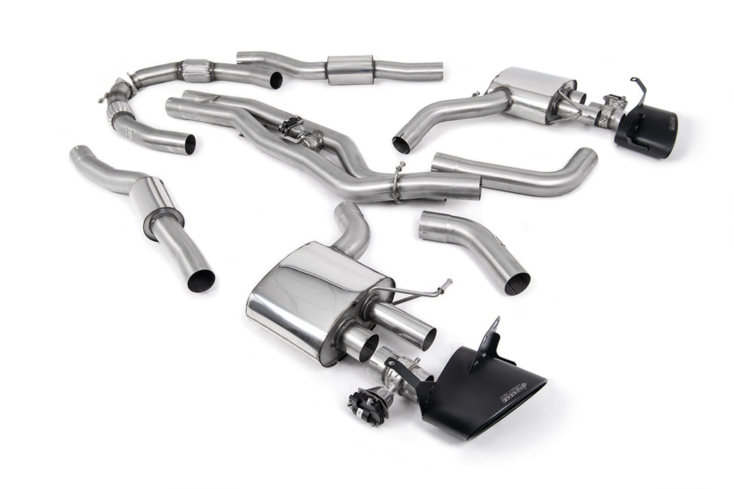 Audi RS7 C8 4.0 V8 bi-turbo US, ohne OPF – MILLTEK Abgasanlage ab Katalysator