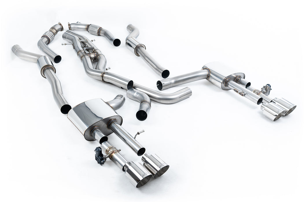 Audi S8 D5 4.0 TFSI V8 Limousine - Standard Wheel Base US, ohne OPF – MILLTEK Abgasanlage ab Katalysator