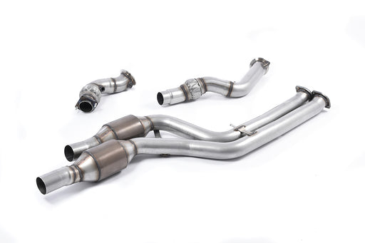 BMW 3er F80 M3 & M3 Competition Limousine, ohne OPF – MILLTEK Downpipes mit Sportkatalysator