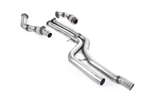 BMW 3er F80 M3 & M3 Competition Limousine, ohne OPF – MILLTEK Downpipe mit Katersatzrohr