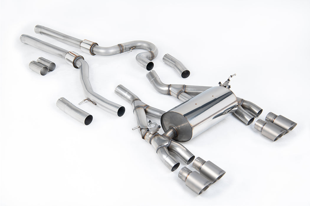 BMW 3er F80 M3 & M3 Competition Limousine, ohne OPF – MILLTEK Abgasanlage ab Katalysator