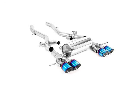BMW 3er G80 M3 & M3 Competition S58 3.0 Turbo, ohne OPF – MILLTEK Endschalldämpfer ab Hinterachse