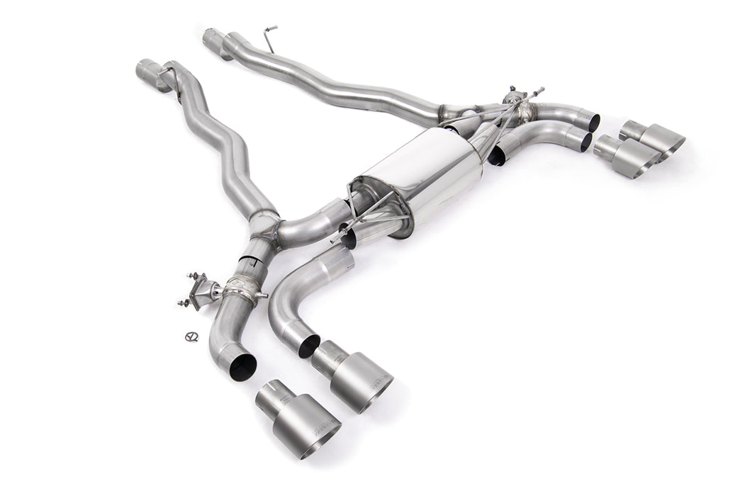 BMW 5er M5 & M5 Competition 4.4l Twin Turbo F90, ohne OPF – MILLTEK Endschalldämpfer ab Hinterachse