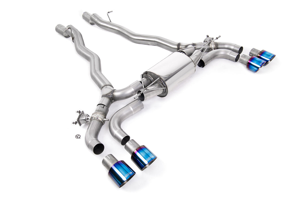 BMW 5er M5 & M5 Competition 4.4l Twin Turbo F90, ohne OPF – MILLTEK Endschalldämpfer ab Hinterachse