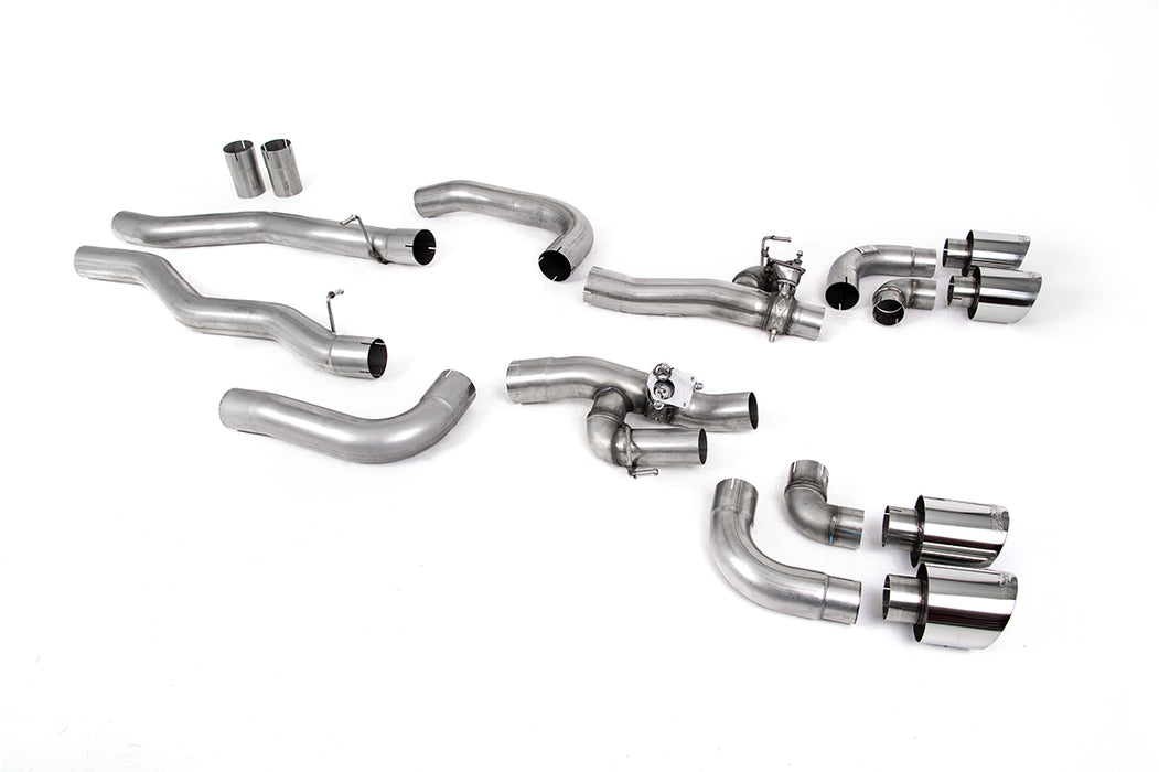BMW 8er M8 & M8 Competition 4.4l V8 Twin Turbo F93 Gran Coupé LCI, mit OPF – MILLTEK Abgasanlage ab Ottopartikelfilter
