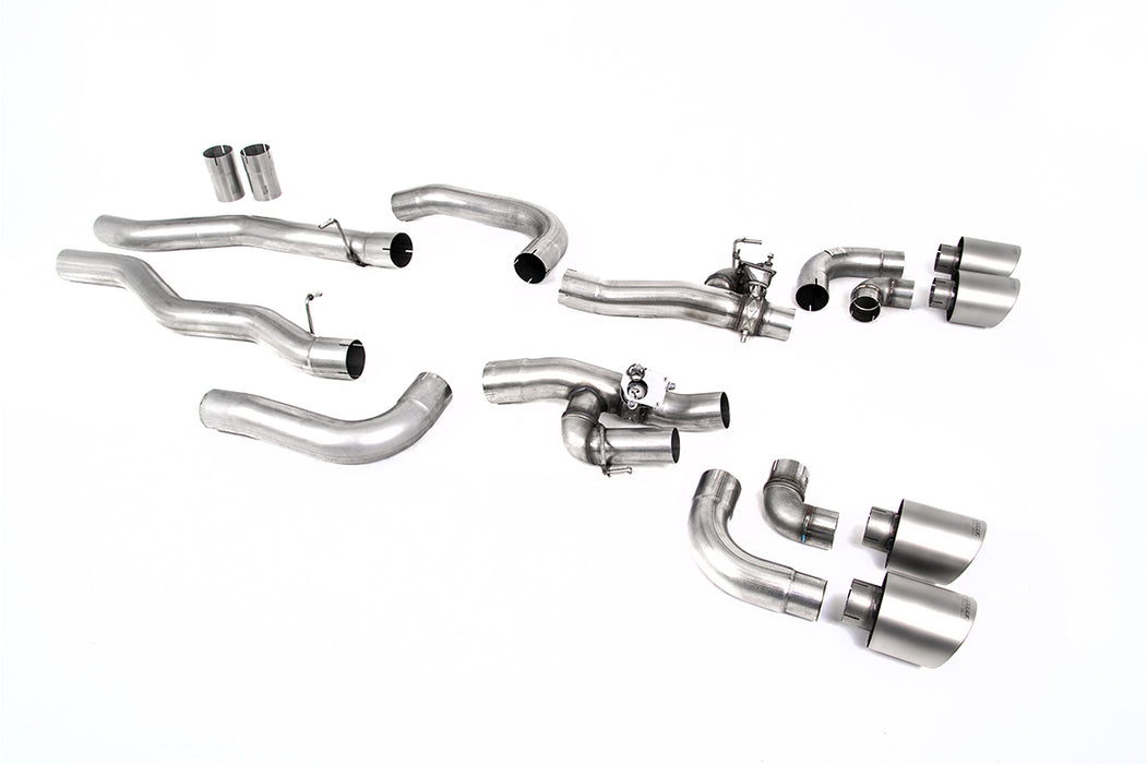 BMW 8er M8 & M8 Competition 4.4l V8 Twin Turbo F93 Gran Coupé LCI, mit OPF – MILLTEK Abgasanlage ab Ottopartikelfilter