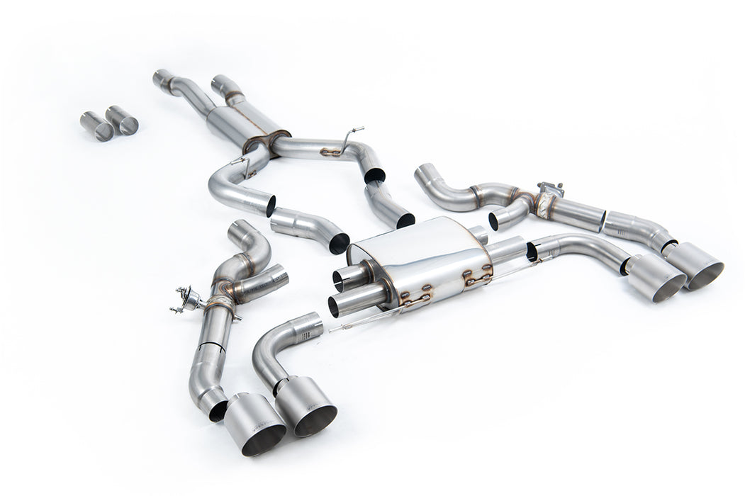 BMW X3 X3M / X3M Competition (G01) 3.0 (S58 Motor - LCI) (2022 und Later) – MILLTEK Endschalldämpfer ab Hinterachse
