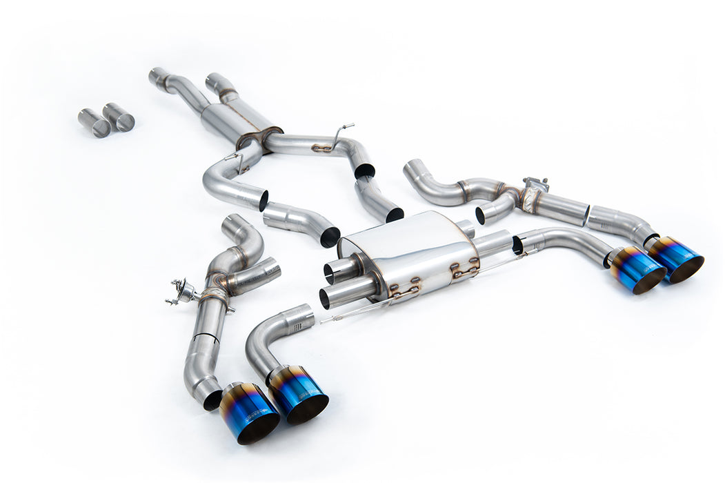 BMW X4 X4M / X4M Competition (G02) 3.0 (S58 Motor - LCI) (2022 und Later) – MILLTEK Endschalldämpfer ab Hinterachse