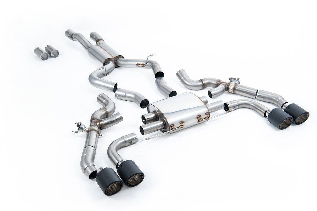 BMW X3 X3M / X3M Competition (G01) 3.0 (S58 Motor - LCI) (2022 und Later) – MILLTEK Endschalldämpfer ab Hinterachse