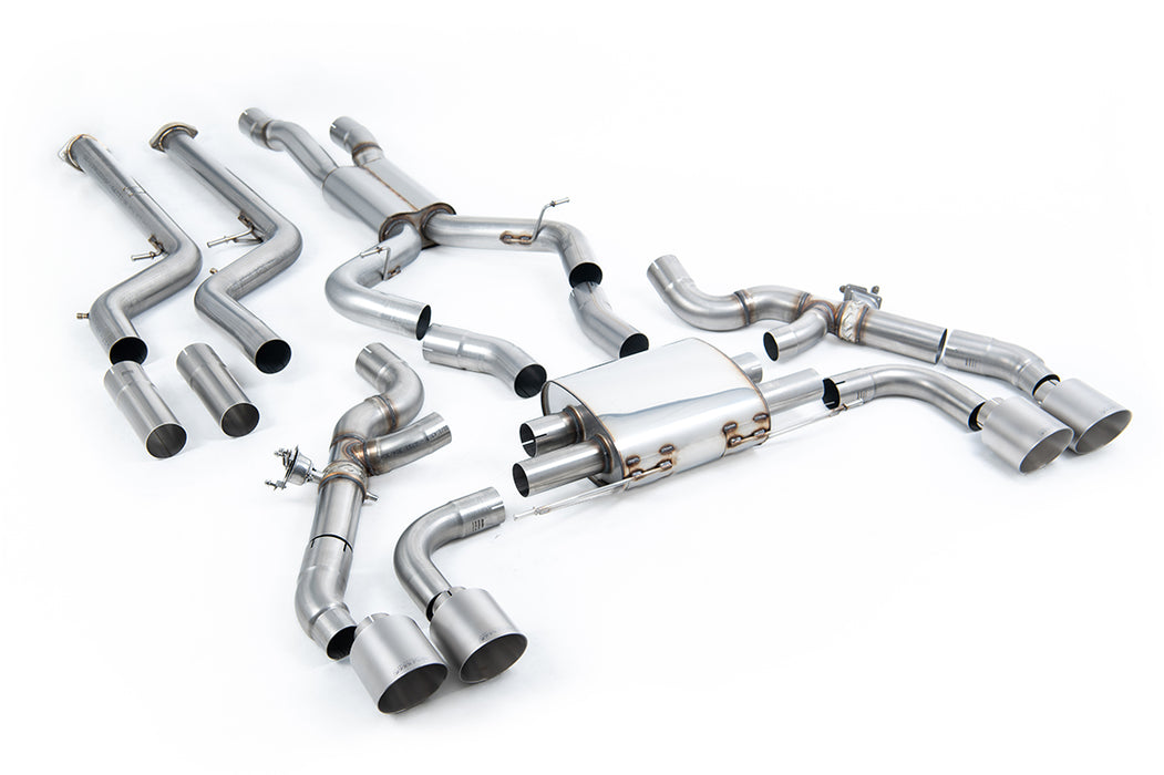 BMW X4 X4M / X4M Competition G02 3.0 S58 Motor - LCI, mit OPF – MILLTEK Abgasanlage ab Downpipe