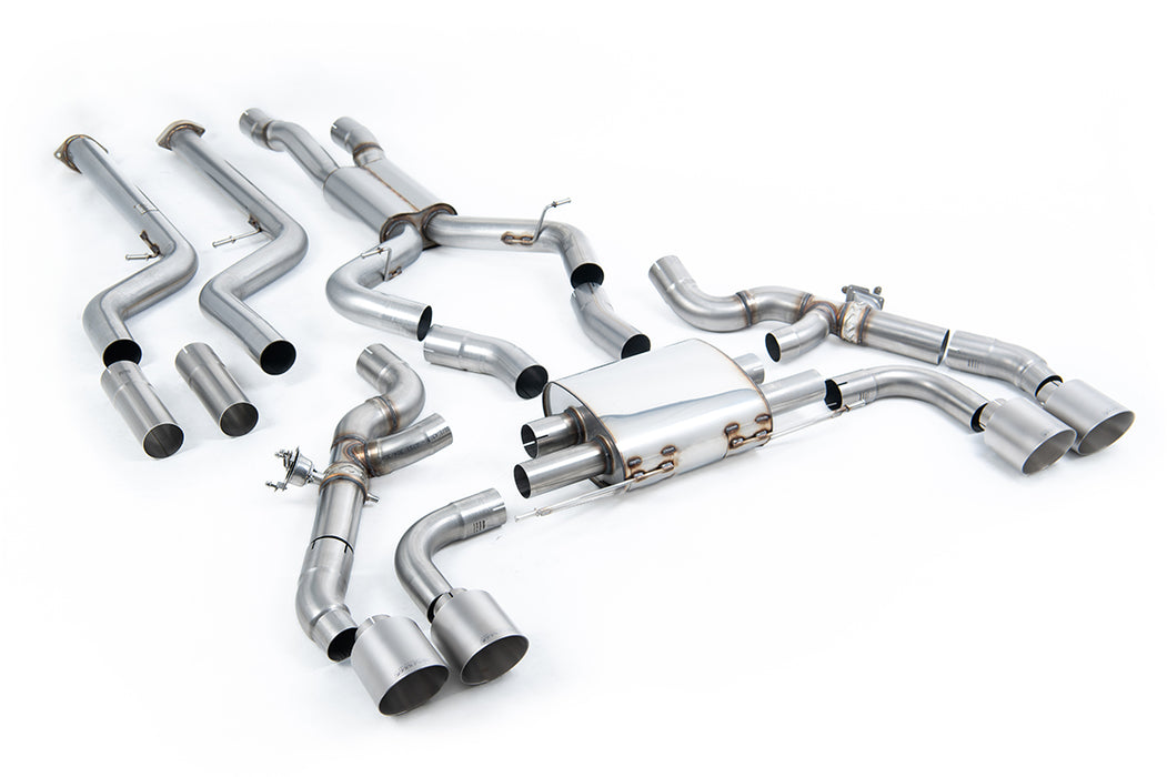 BMW X3 X3M / X3M Competition (G01) 3.0 (S58 Motor - LCI) (2022 und Later) – MILLTEK Abgasanlage ab Katalysator