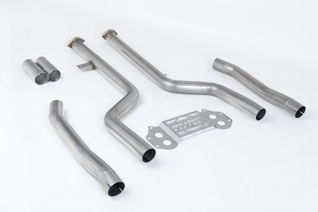 BMW 4er G82 M4 & M4 Competition S58 3.0 Turbo, ohne OPF – MILLTEK Ersatzrohr für Nachkatalysator