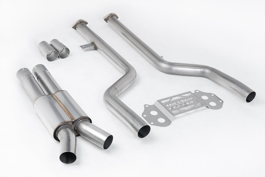 BMW 3er G80 M3 & M3 Competition S58 3.0 Turbo, ohne OPF – MILLTEK Ersatzrohr für Nachkatalysator