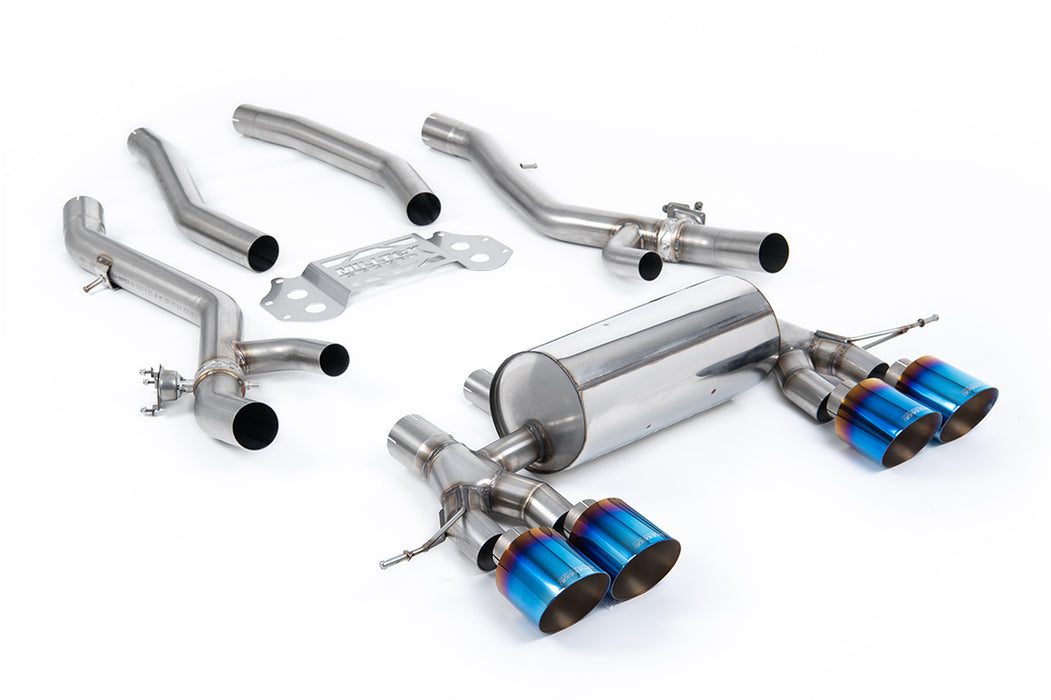 BMW 4er G82 M4 & M4 Competition S58 3.0 Turbo, ohne OPF – MILLTEK Abgasanlage ab Nachkatalysator
