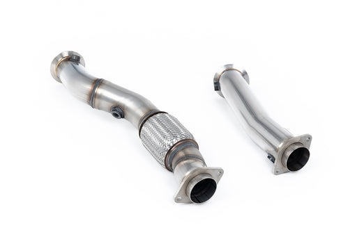 BMW 2er M2 Coupé G87 S58, mit OPF – MILLTEK Downpipes mit Katersatzrohr