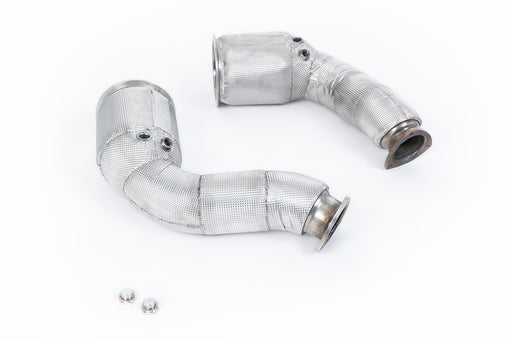 Audi SQ8 4.0 V8 Bi-Turbo Facelift, ohne OPF – MILLTEK Downpipe mit Katersatzrohr
