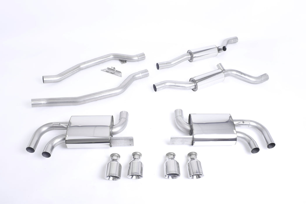 Porsche Cayenne 958 Turbo 4.8 V8 (Vorfacelift) – MILLTEK Abgasanlage ab Katalysator