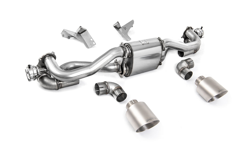 Porsche Boxster 718 GTS & Spyder 4.0 - ab Feb 2020 Bauzeit Schaltgetriebe, mit OPF – MILLTEK Abgasanlage ab Ottopartikelfilter