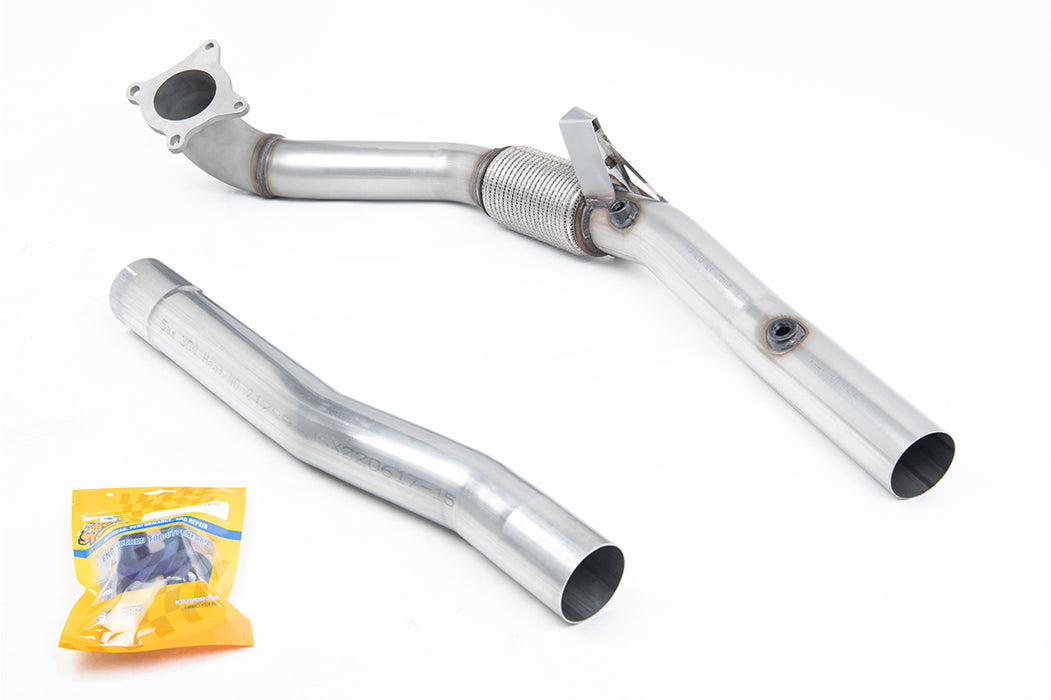 VW Scirocco R – MILLTEK Downpipe mit Katersatzrohr