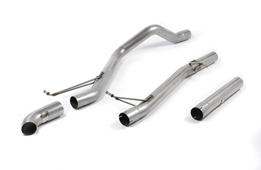 VW Transporter / Caravelle T5 LWB 180 PS 2.0 l BiTDI 2WD und 4MOTION – MILLTEK Abgasanlage ab Ottopartikelfilter