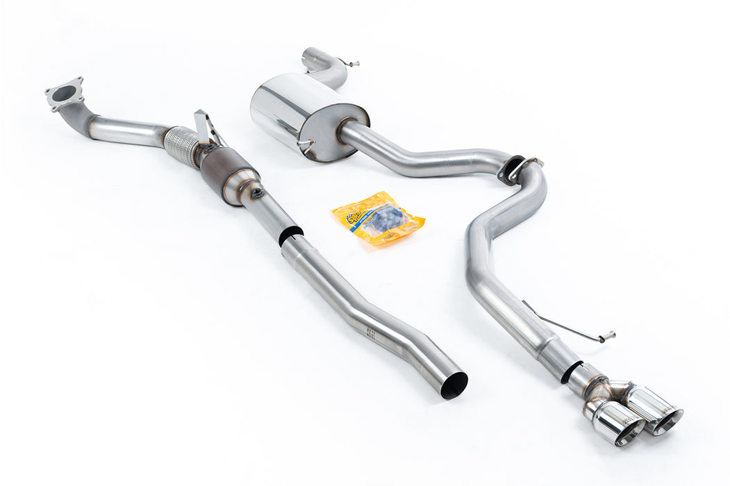 VW Jetta Mk6 GLI 2.0 TSI – MILLTEK Abgasanlage ab Turbolader mit Sportkatalysator