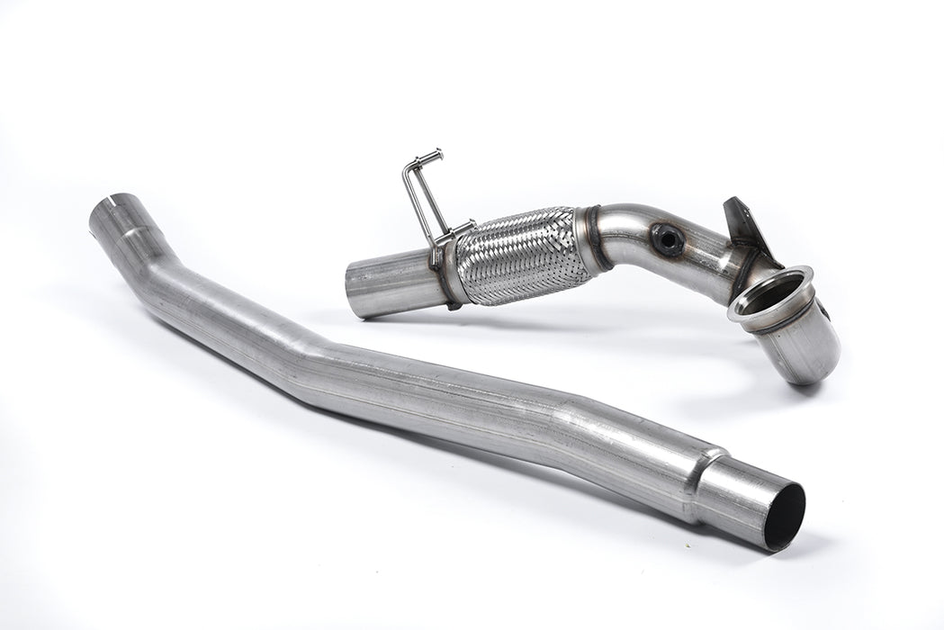 Audi A3 2.0 TFSI quattro Limousine 8V (US) – MILLTEK Downpipe mit Katersatzrohr
