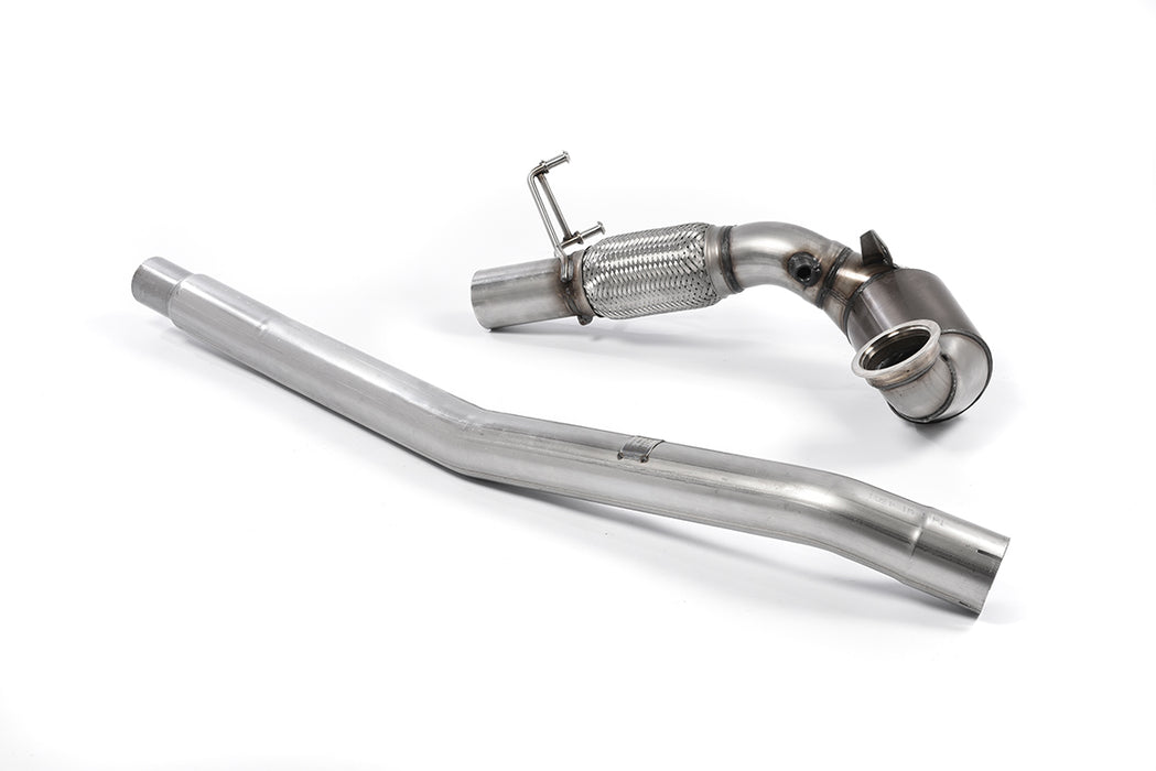 Audi S3 2.0 TFSI quattro Sportback 8V/8V.2, ohne OPF – MILLTEK Downpipe mit Sportkatalysator
