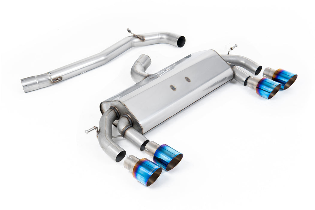 VW Golf MK7 R 2.0 TSI 300 PS (mit ECE & 76.2mm Anlagen) – MILLTEK Abgasanlage ab Katalysator