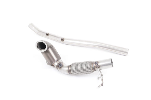 VW Golf Mk7.5 R 2.0 TSI 300 PS - 76mm & mit ECE Anlagen, mit OPF – MILLTEK Downpipe mit Sportkatalysator