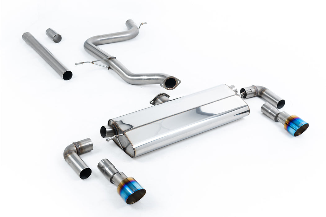 VW Golf Mk7.5 1.5TSI Evo GT & R-Line, mit und ohne OPF – MILLTEK Abgasanlage ab Katalysator