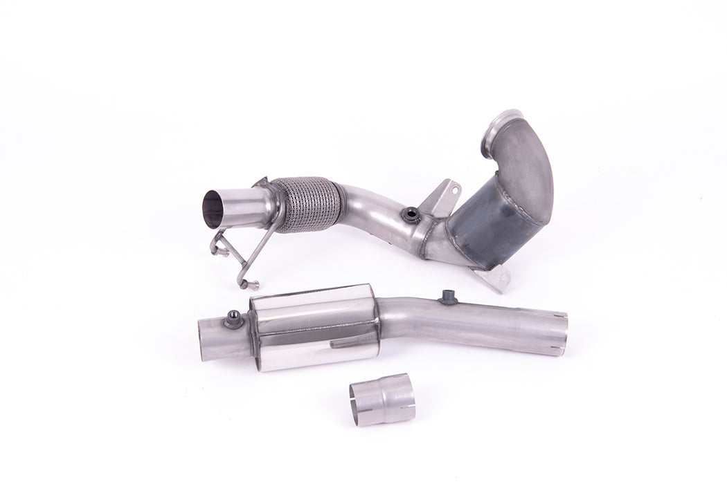 VW Polo GTI 2.0 TSI (AW 5-Türer Vorfacelift), mit OPF – MILLTEK Sportkatalysator mit Downpipe