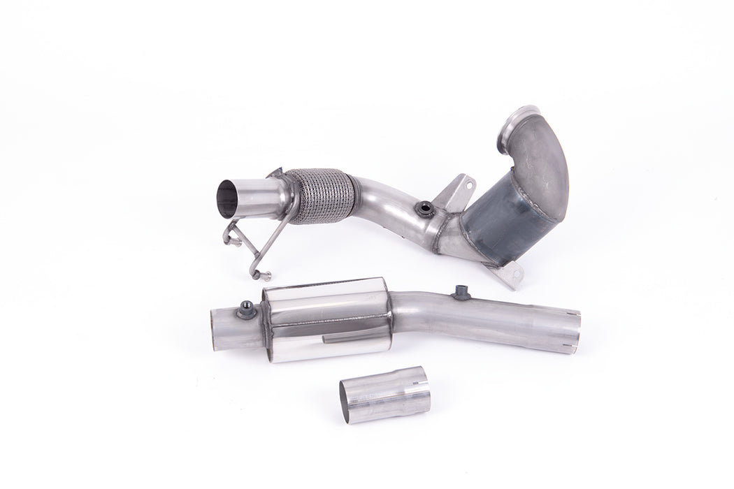 VW Polo GTI 2.0 TSI (AW 5-Türer Vorfacelift), mit OPF – MILLTEK Sportkatalysator mit Downpipe