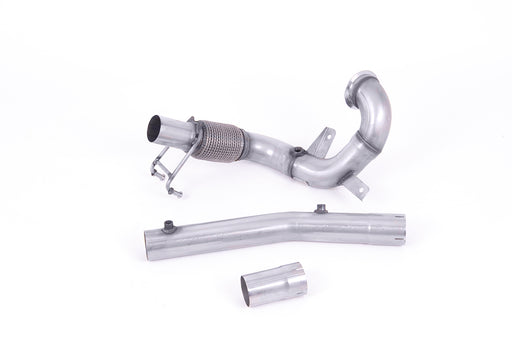 VW Polo GTI 2.0 TSI (AW 5-Türer Vorfacelift), mit OPF – MILLTEK Downpipe mit Katersatzrohr