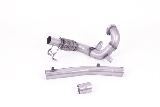 VW Polo GTI 2.0 TSI (AW 5-Türer Vorfacelift), mit OPF – MILLTEK Downpipe mit Katersatzrohr