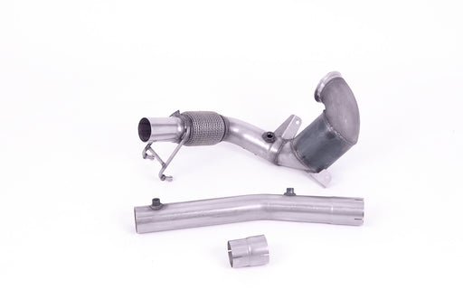 VW Polo GTI 2.0 TSI (AW 5-Türer Vorfacelift), mit OPF – MILLTEK Sportkatalysator mit Downpipe